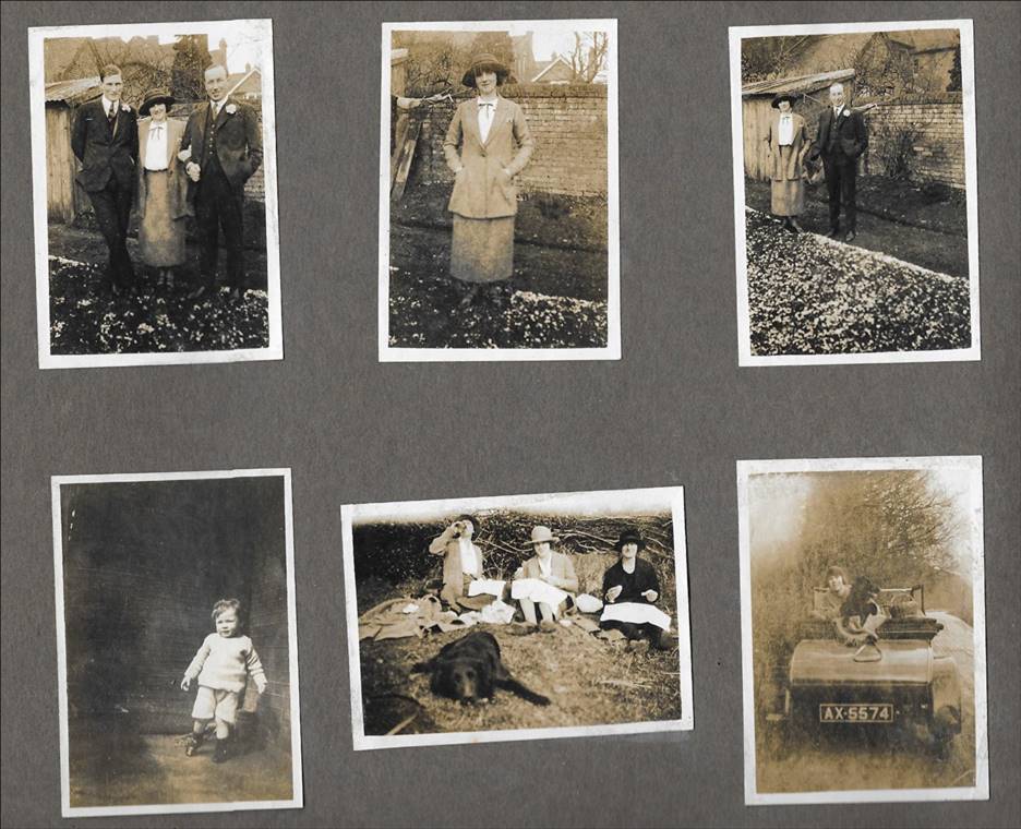A group of photos on a book

Description automatically generated